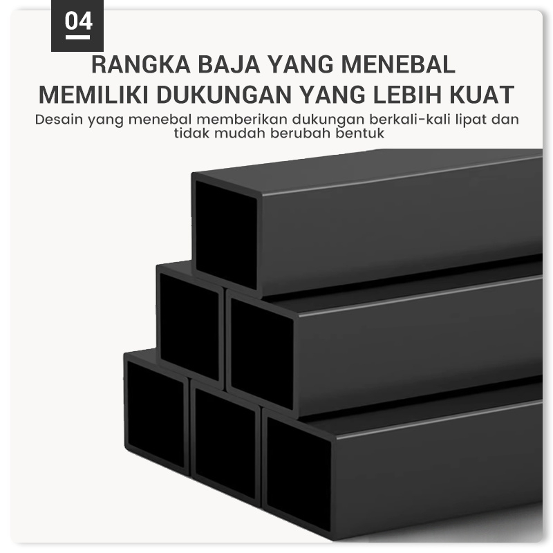 SAKULA Meja Komputer Dengan Partisi Hitam (A122a 120cm×60cm)-4