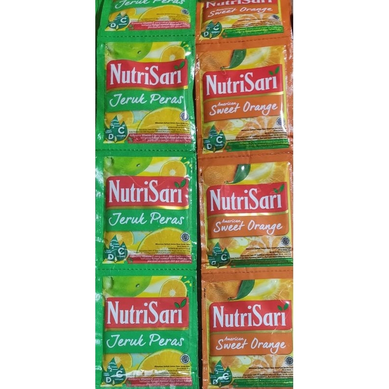 

Nutrisari sachet renceng 10 pcs