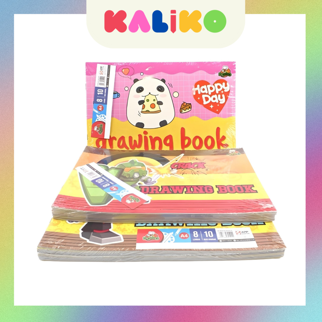 

KALIKO - Buku Gambar Dodo A4 / Drawing Book by Sidu Ecer Satuan [PER PCS] Buku Gambar