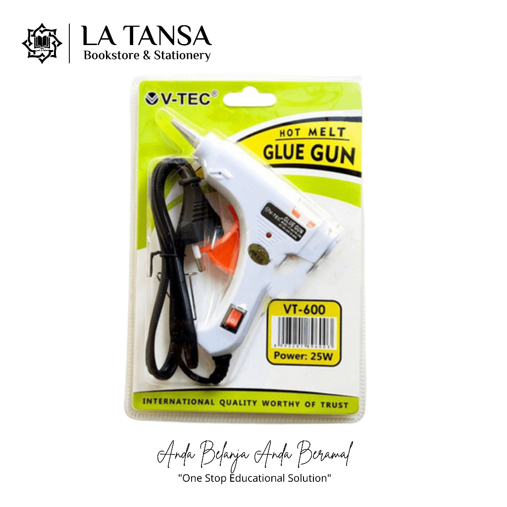 ALAT LEM TEMBAK V-TEC / HOT MELT GLUE GUN VT-600 25 W