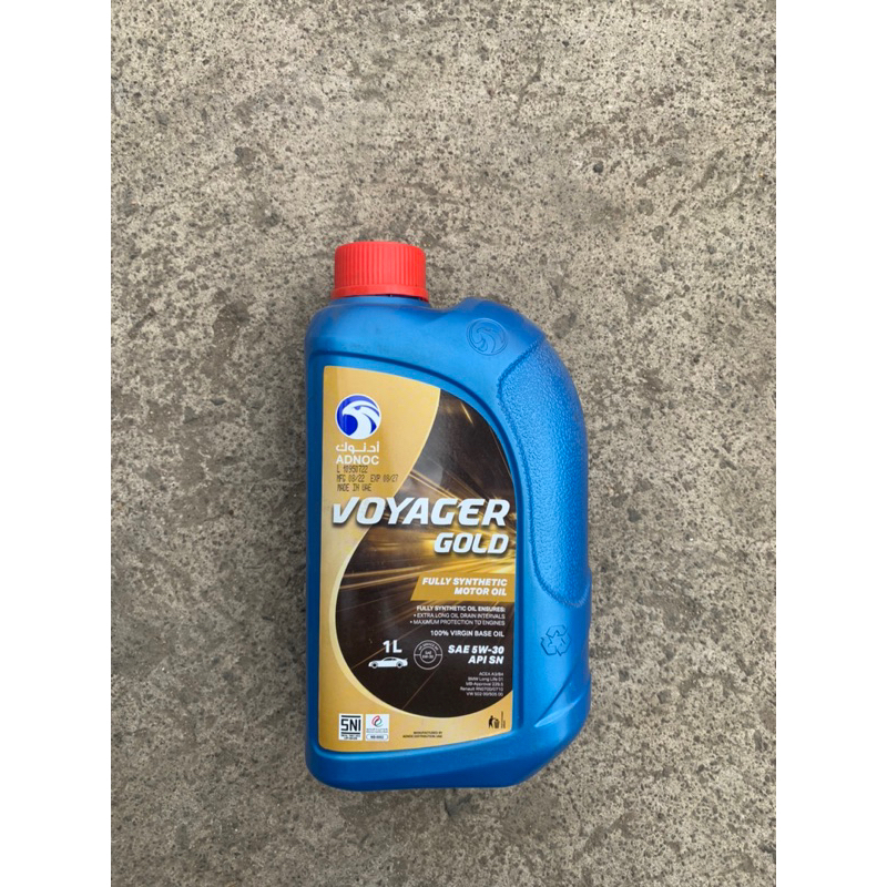 Oli ADNOC GOLD SAE 5W- 30 api SN oli adnoc abudhabi oli arab