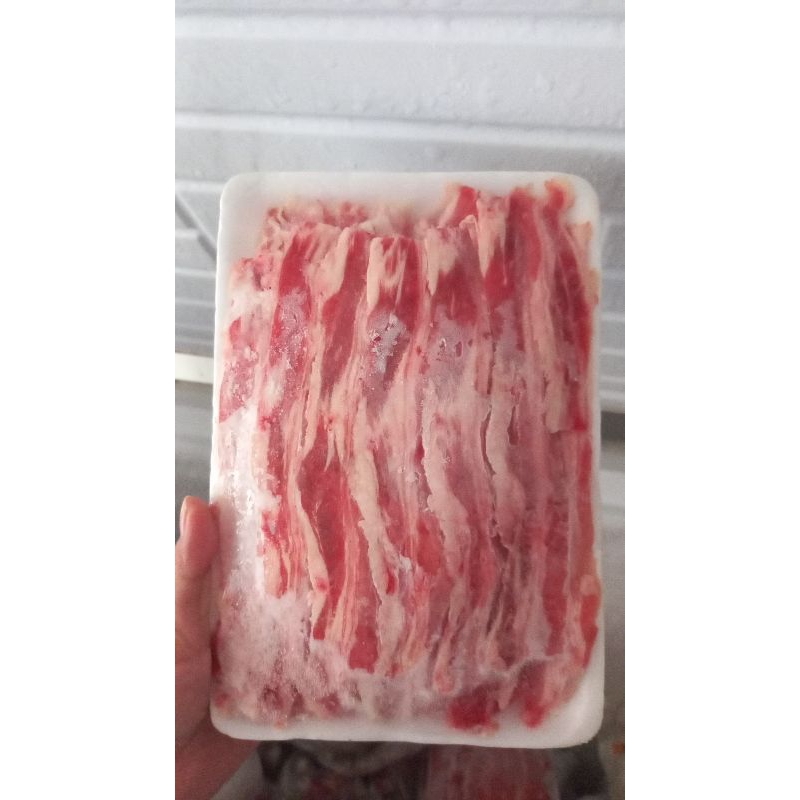 

beef slice lemak