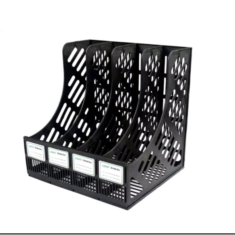 

MS File Box Foldable 4 Layer Tempat Penyimpanan Dokumen Lipat 4 Sekat