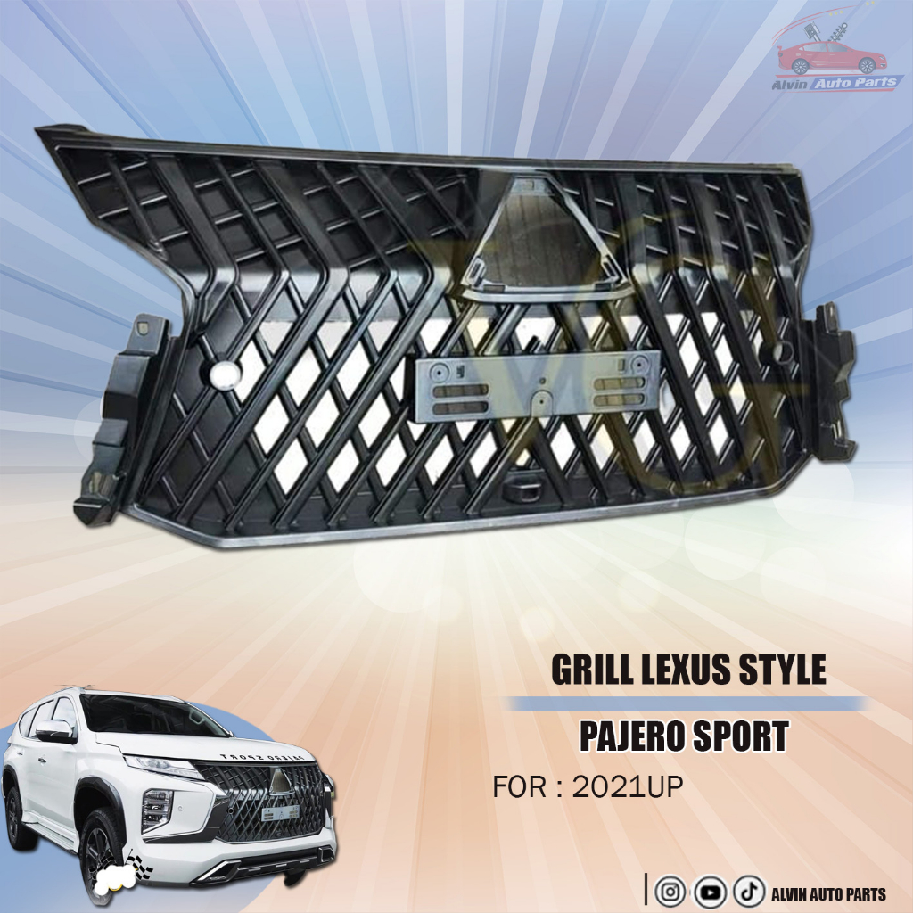 GRILL PAJERO SPORT 2021UP / GRILL PAJERO SPORT 2022 2023 LEXUS STYLE