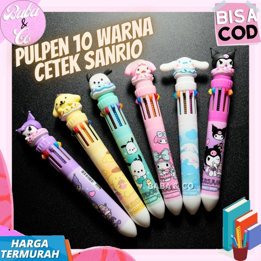 

PEN SANRIO PULPEN 10 WARNA SANRIO CETEK LUCU PEN 10 WARNA CETEK SANRIO