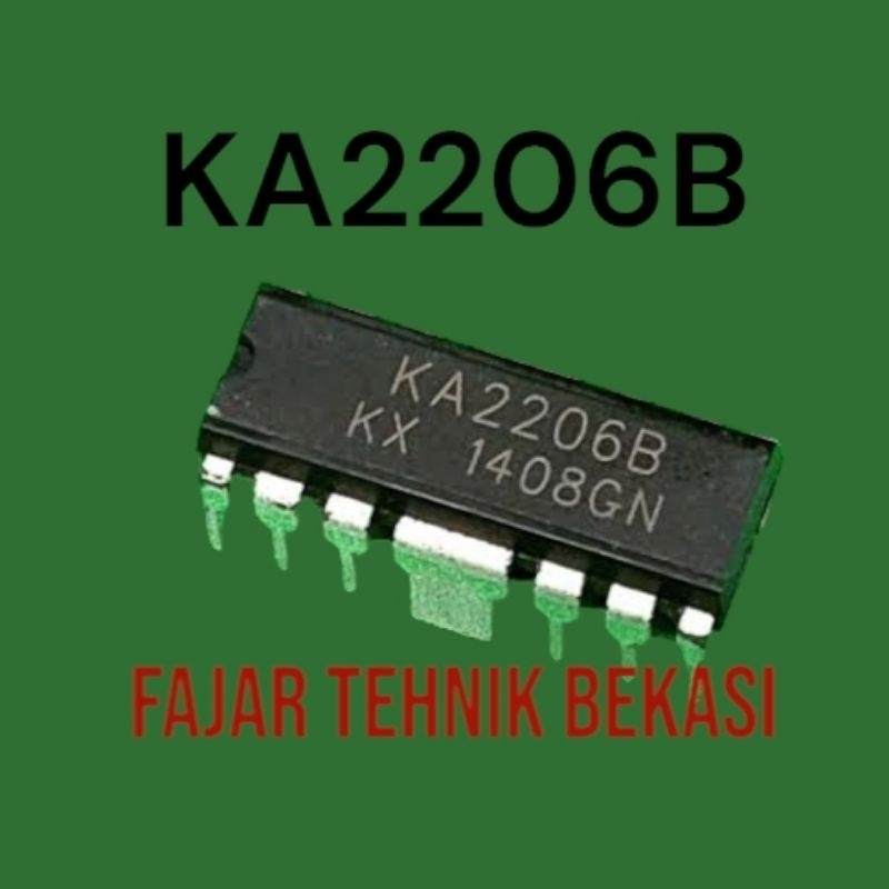ic KA2206 - KA2206B - KA2206 - 2206 B ic audio stereo DIP-16