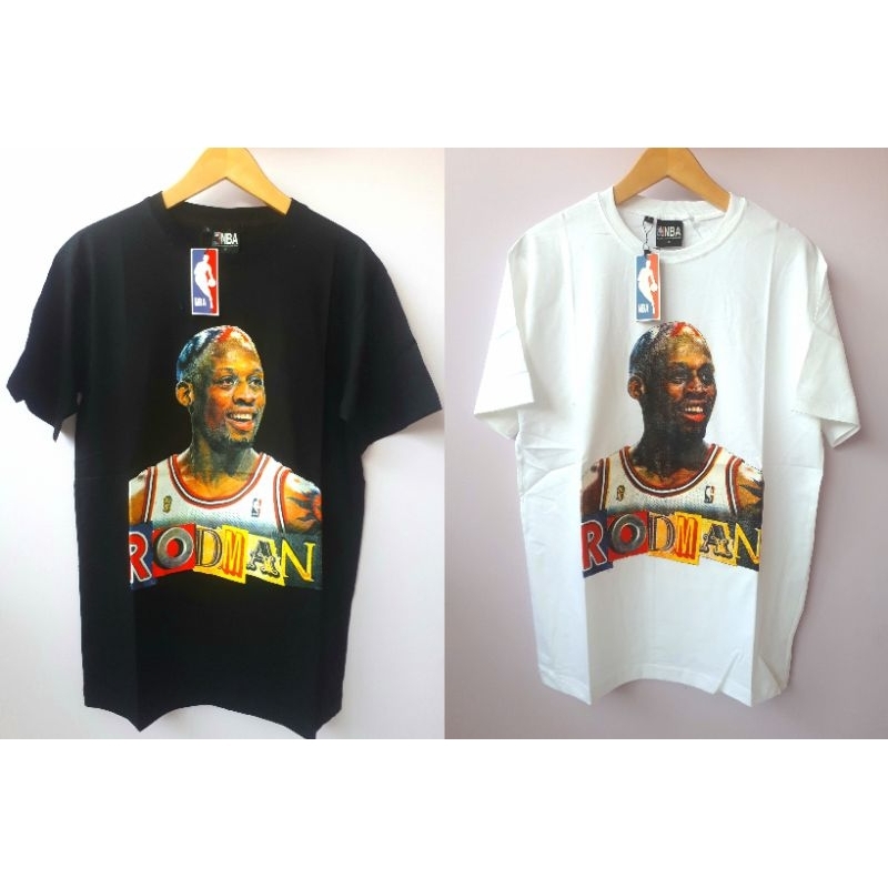 KAOS  NBA RODMAN HITAM PUTIH IMPORT QUALITY