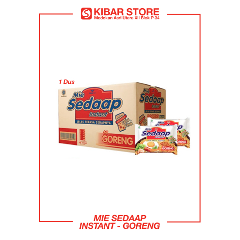 

Mie Instant - Sedaap Goreng 1 Dus