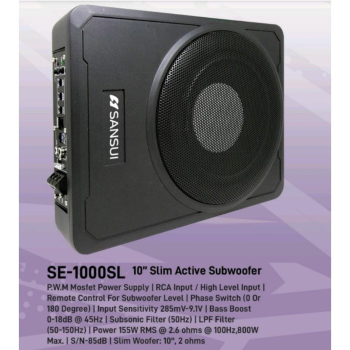 Sub Kolong Sansui SE-1000 SL / Subwoofer Kolong Aktif Sansui