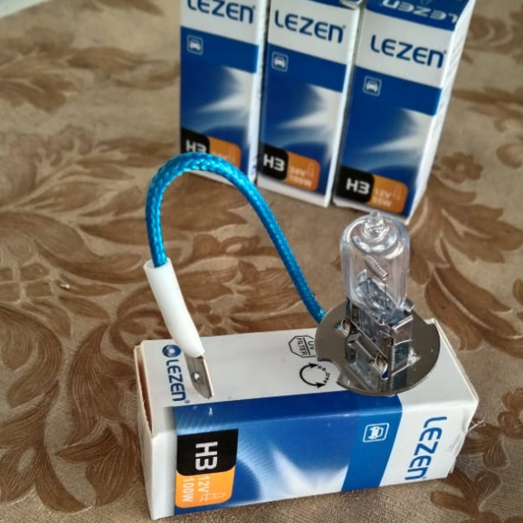 LAMPU MOBIL / BOLHAM HALOGEN LEZEN H3 12V & H3 24V (55-100) W PER PCS