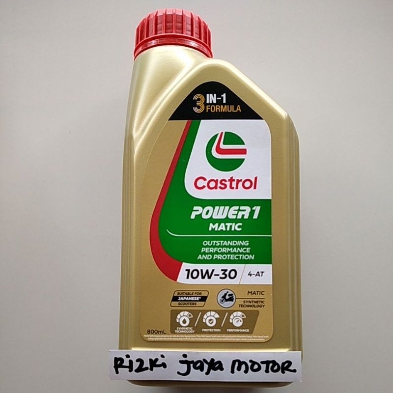 Oli castrol power 1 matic 10W-30 800ml ori CASTROL