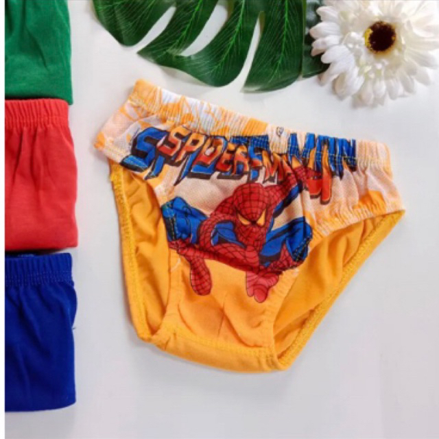 1 LUSIN CELANA DALAM ANAK LAKI-LAKI SABLON KARAKTER