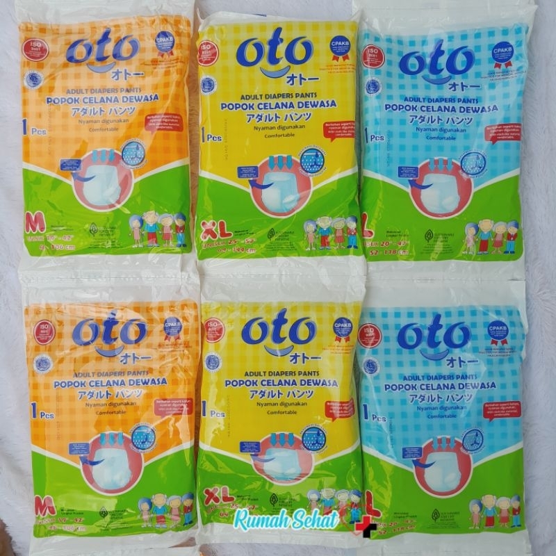 POPOK DEWASA OTO M L XL Diapers Dewasa Oto /Pcs