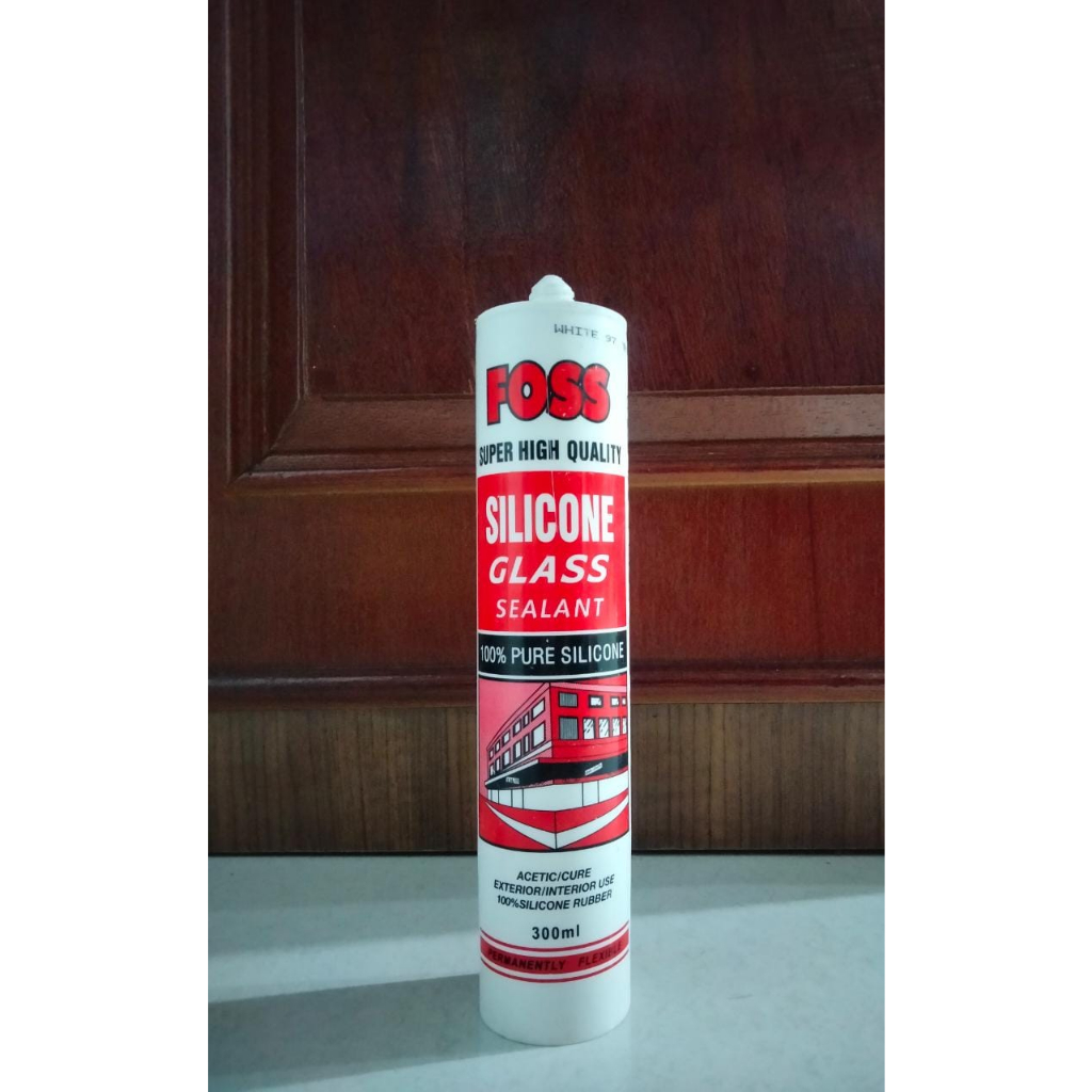 Silicone Sealant Asam Lem Silikon / Lem Kaca Foss