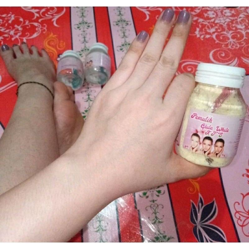 GLUTA WHITE KFS ORIGINAL BPOM/SUSU PEMUTIH BAdan wajah seluruh tubuh ampuh termurah dosis tinggi