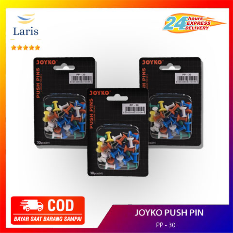 

Push Pin JOYKO / Jarum Tekan / Paku Pin Warna Warni