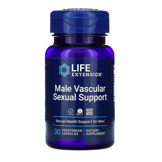 Life Extension Male Vascular Sexual Support 30 Vegetarian Capsules