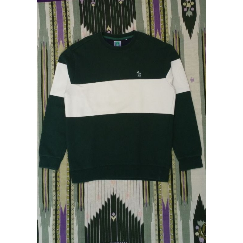 Crewneck Hazzys series Wimbledon Two tone colour