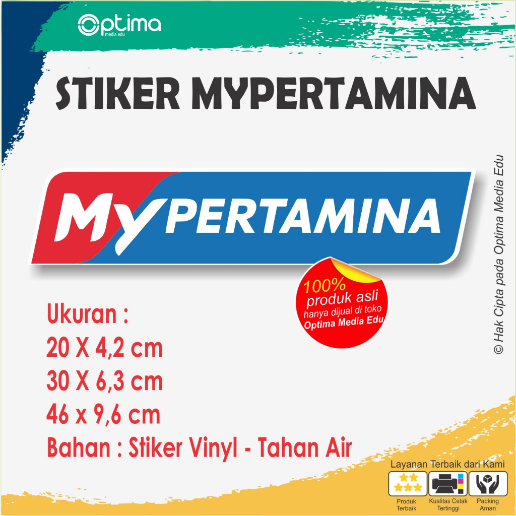 

Stiker Tulisan MyPertamina