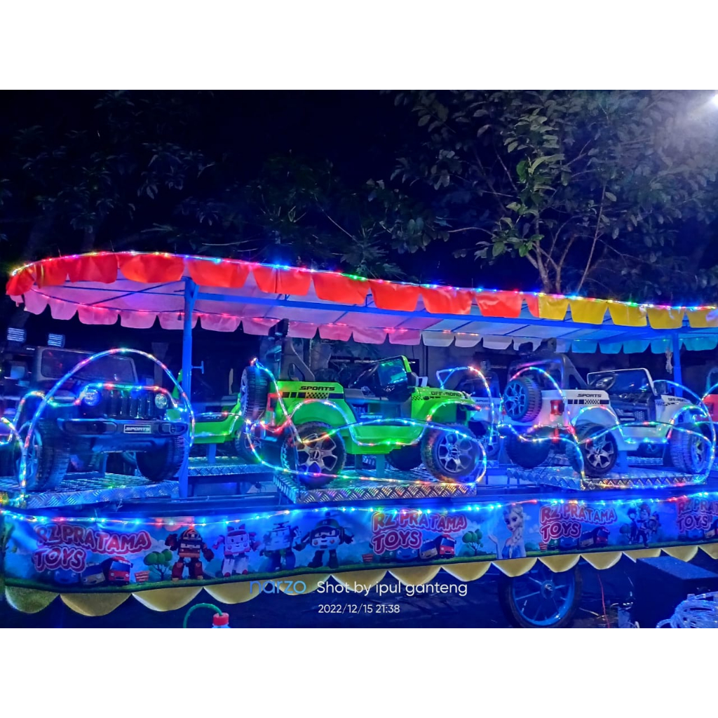 Odong odong kereta panggung mobil Giant bordes