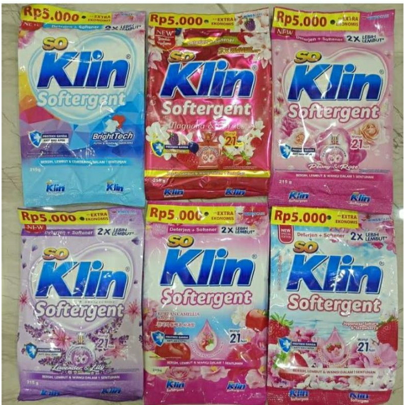 Sabun soklin bubuk 3 pc