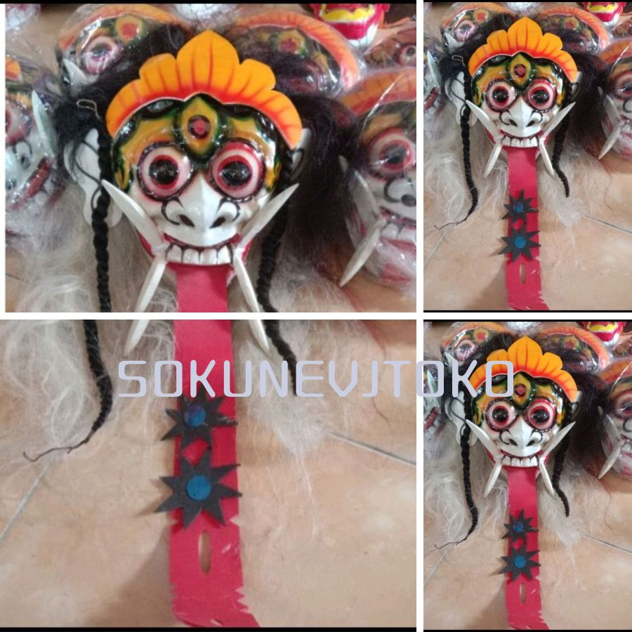 Topeng Leak Bali / Topeng Spon Mika Leak / TOPENG BALI TOPENG RANGDA TOPENG LEAK MURAH / TOPENG LEAK