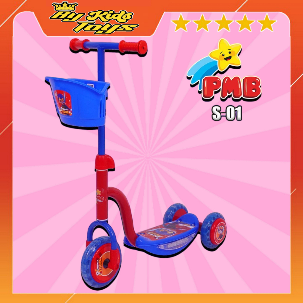 Scooter Anak Roda 3 Murah Scooter PMB S-01 Gundala
