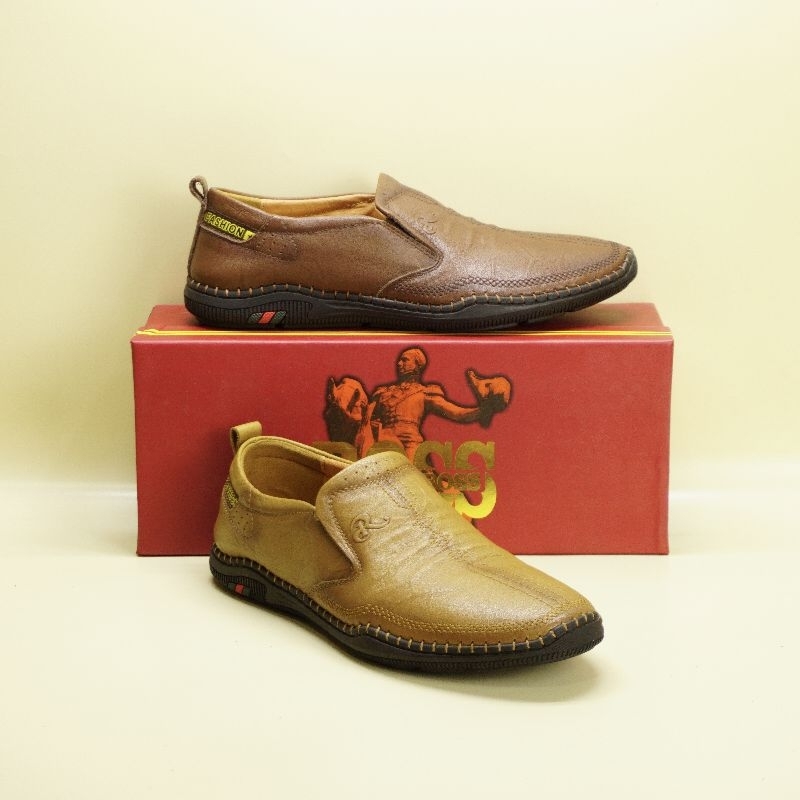 Body Boss sepatu kulit pria 5656