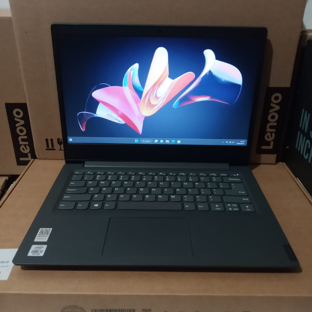 Promo Laptop Baru Lenovo V14, Core I3-1005G1, 4/256 GB, 14Inch FHD