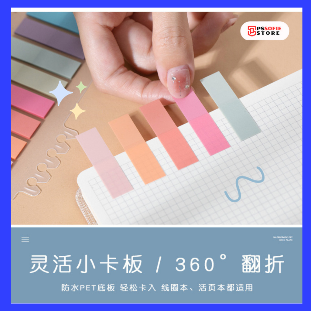 

Sticky Note 10 Color Sticky Notes Memo Fancy - Soft & Retro