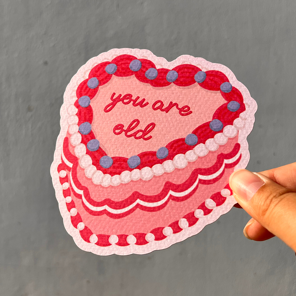 

Greeting Card with Envelope - You are Old - V. Paper Co.
