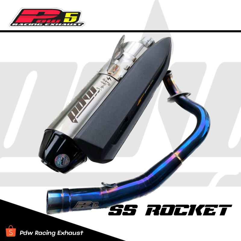 Knalpot STD SS ROCKET Untuk Yamaha Pdw Racing Exhaust