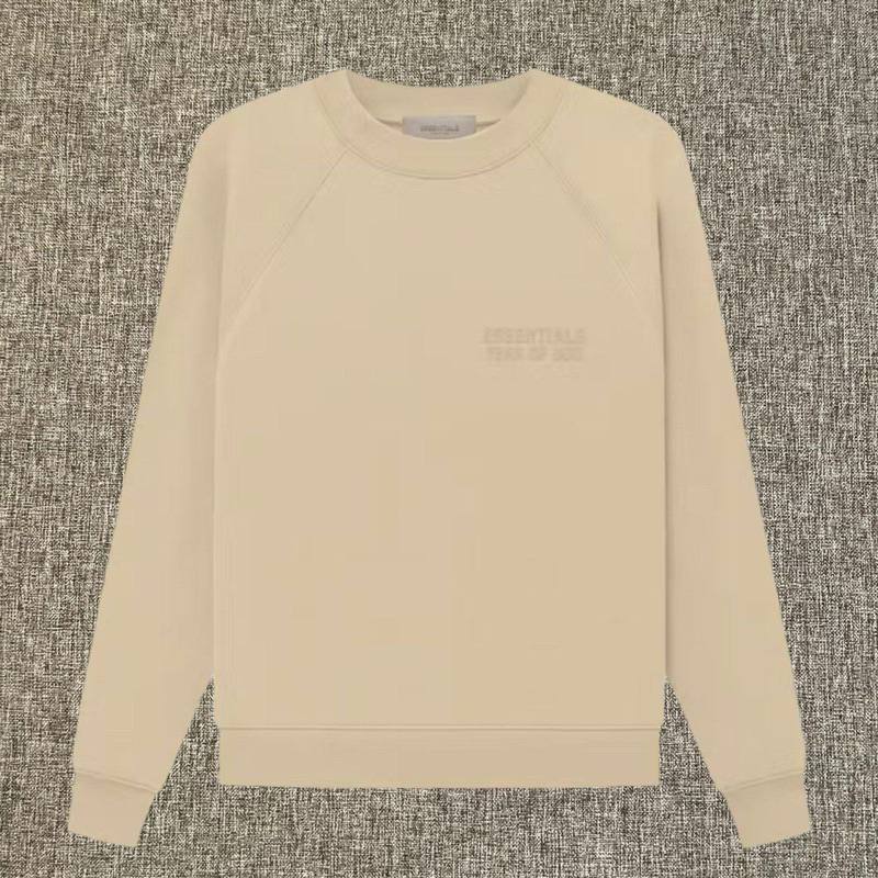 Essentials Fear Of God Sand Crewneck Sweater Original