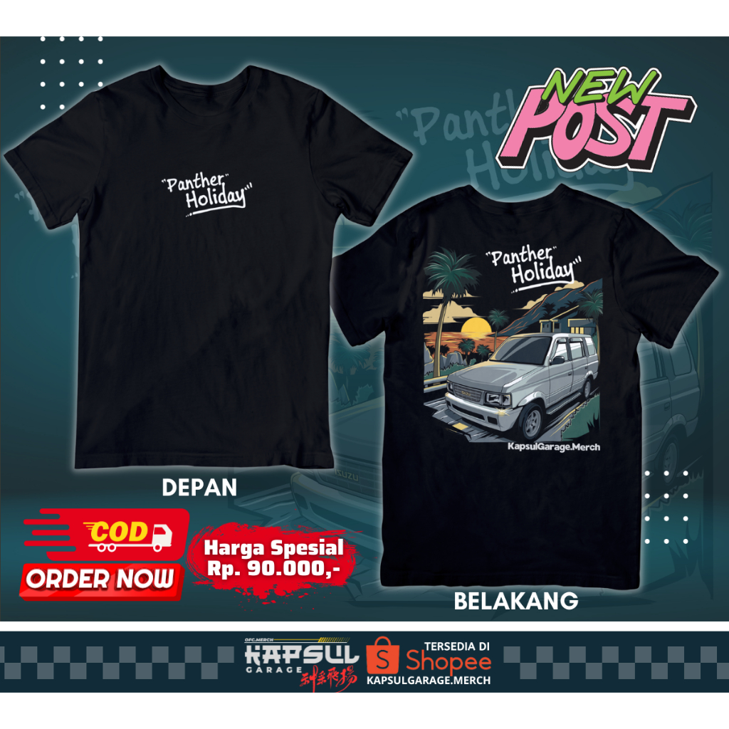 T-shirt Isuzu Panther Holiday ~ HolidayCar