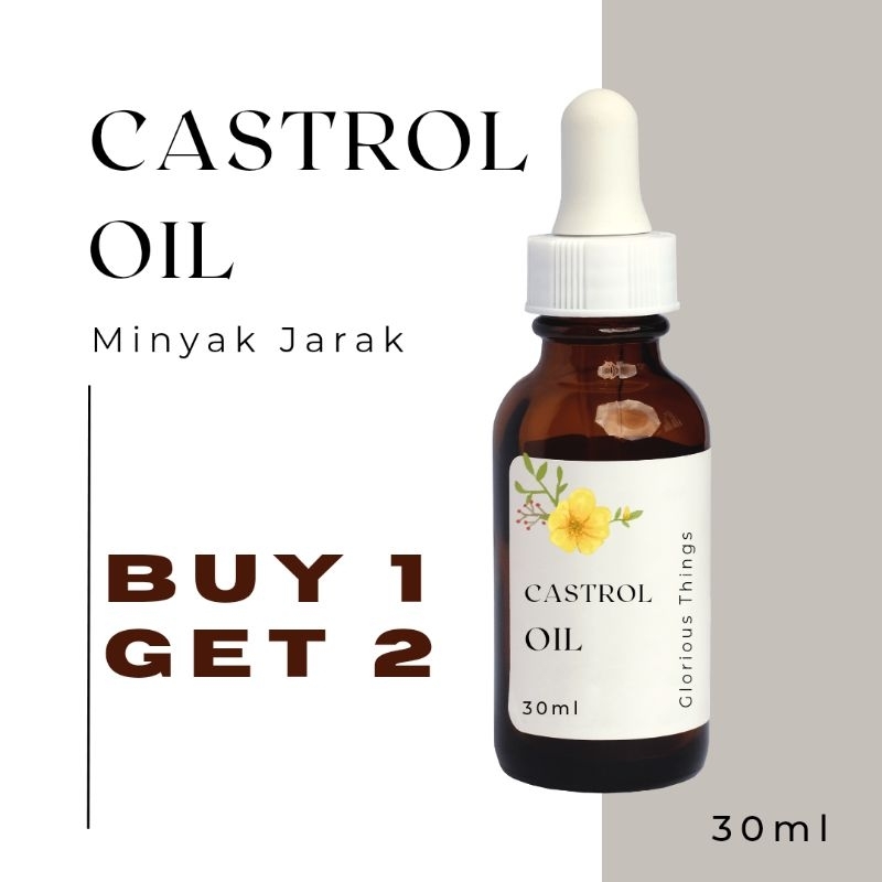 Minyak jarak asli castrol oil penyubur rambut penghilang ketombe menghilangkan bekas jerawat penumbu