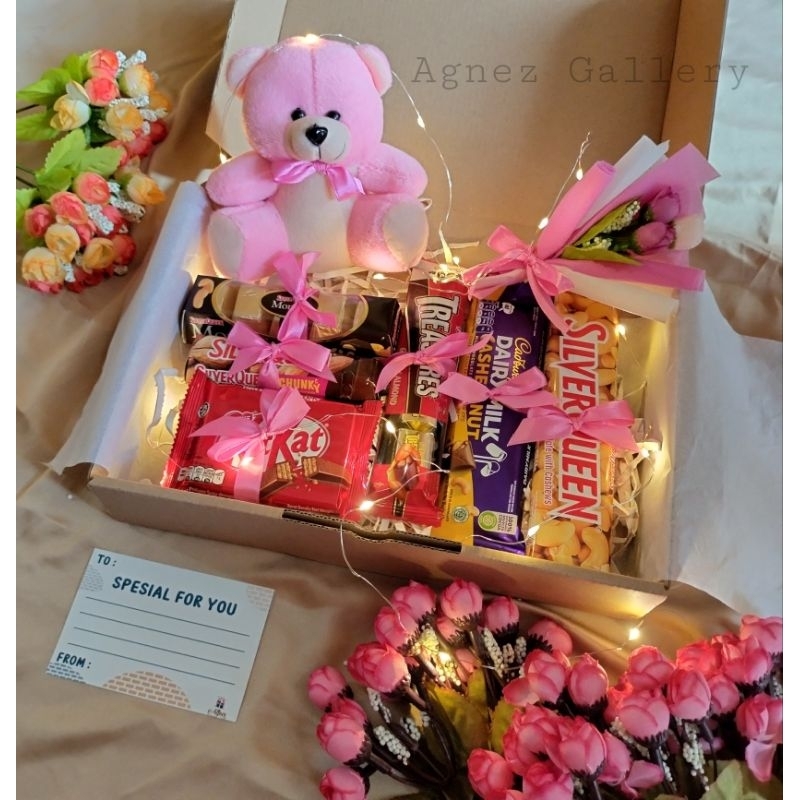 

Hampers Coklat Premium / Kado Ulang Tahun / Hampers Snack Cowok Cewek / Gift Box / Kado Ultah Pacar / Hadiah Wisuda Anniversary