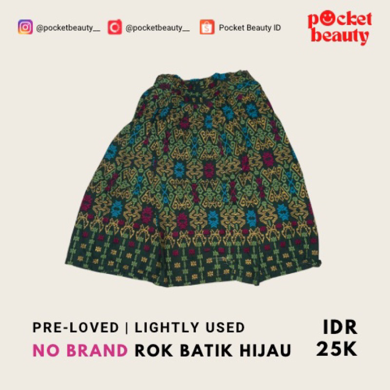 Rok Batik Hijau