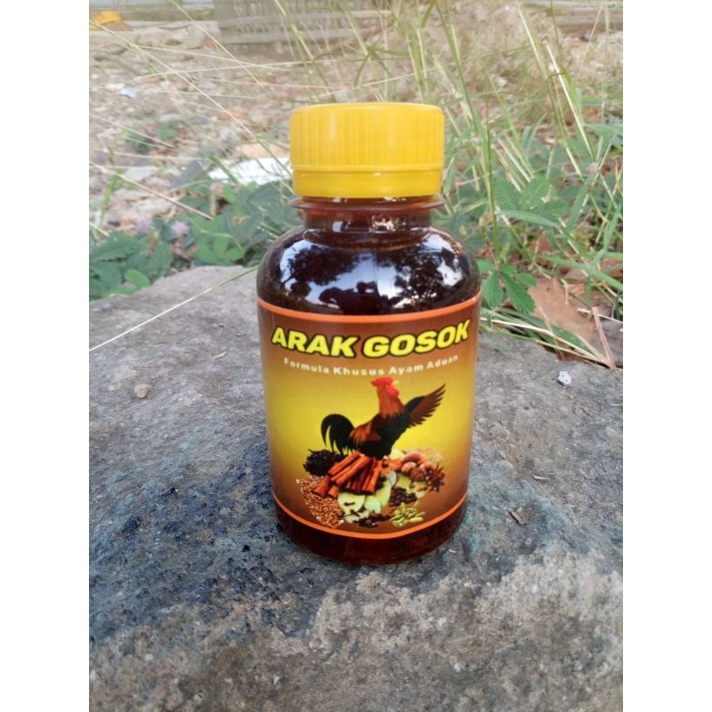 ARAK GOSOK _mengobati luka sehabis ayam diadu