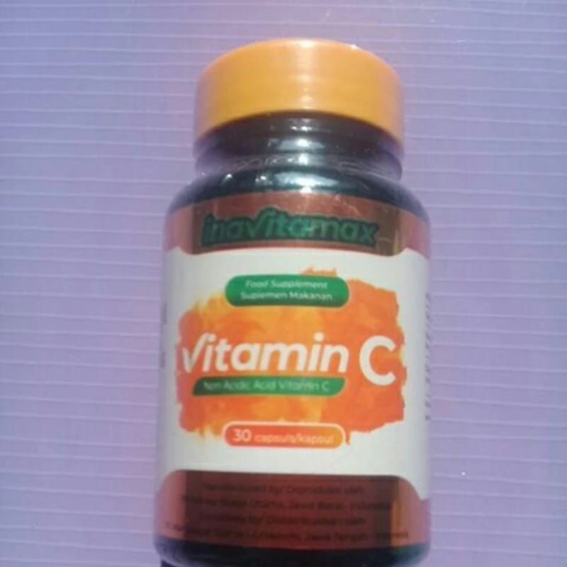 Vitamin C 500 mg  Inavitamax Tidak Asam di Lambung / Aman di Lambung /Vit C 500 mg /Vit C Antioxidan