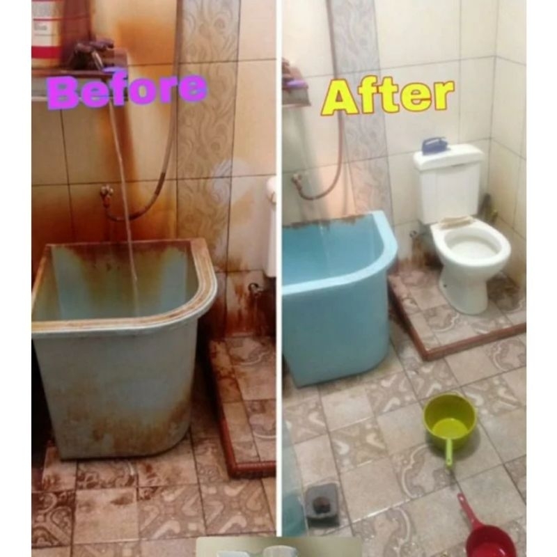 (1 Liter) TDJ Clean Pembersih Lantai Keramik Kamar Mandi - Pembersih Kerak Karat Membandel