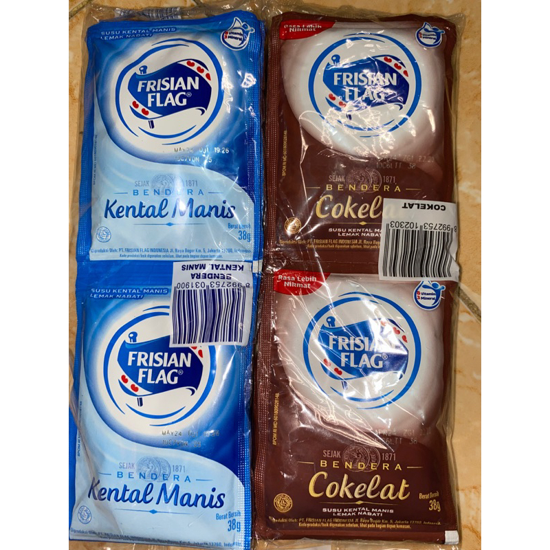 

SUSU KENTAL MANIS FRISIAN FLAG RENCENG SACHET 12 X 38GR