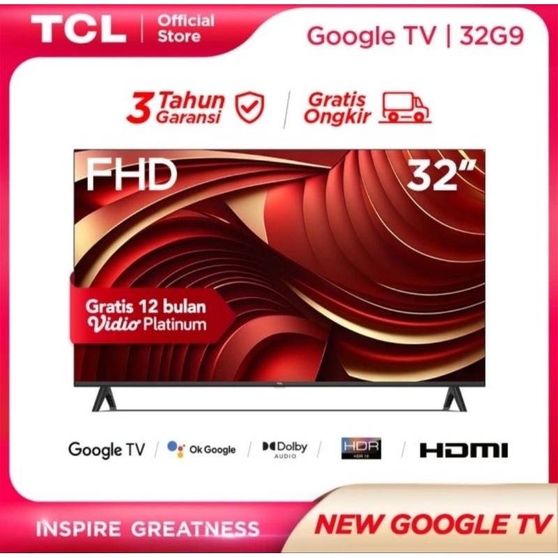 Tcl Led Tv 32 inch Android 11.0 32G9