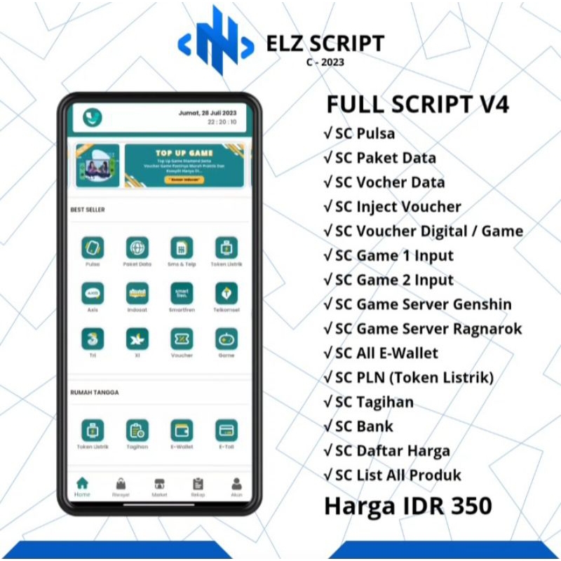 Full Script Tampilan V4 Bukaolshop