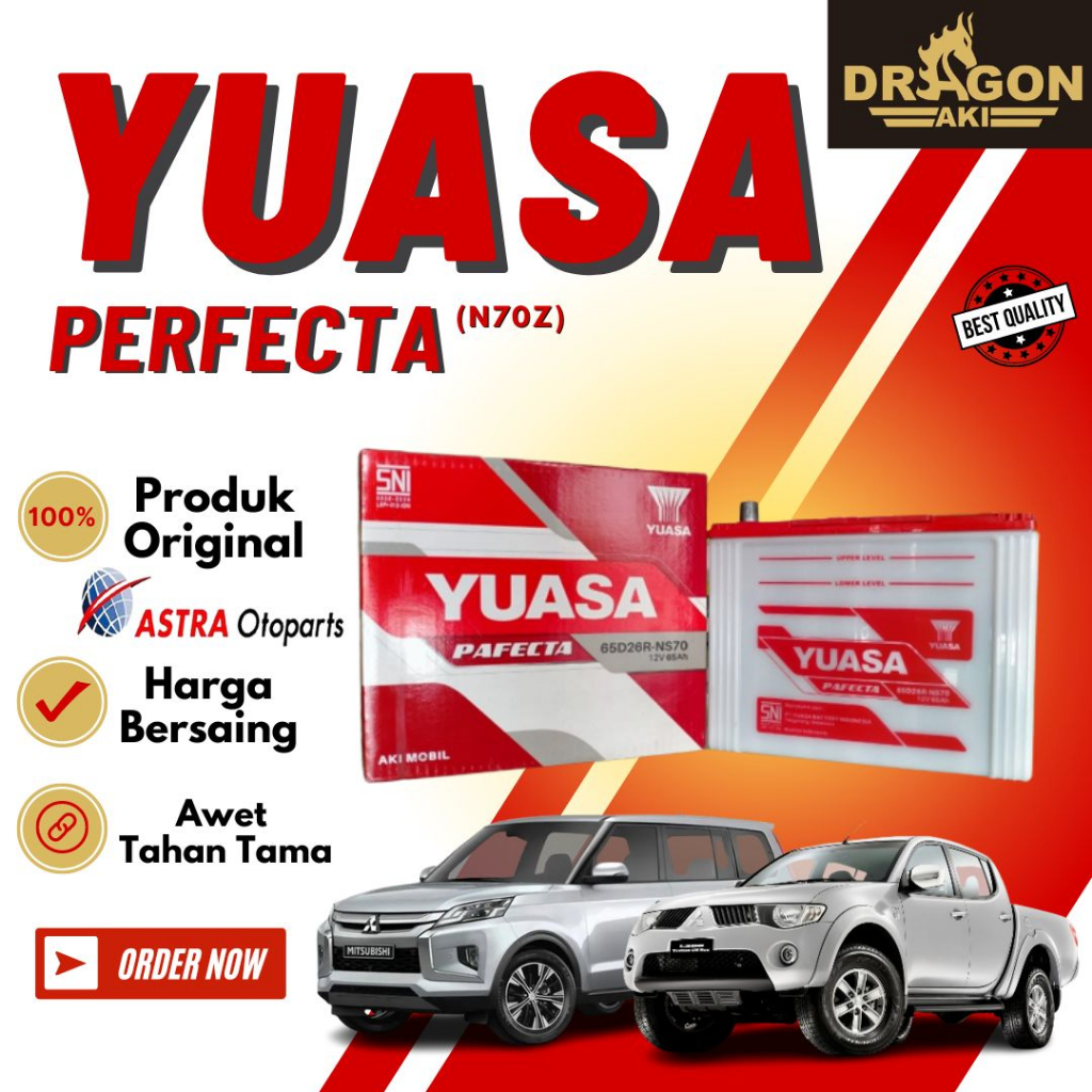 Aki Mobil Yuasa N70z