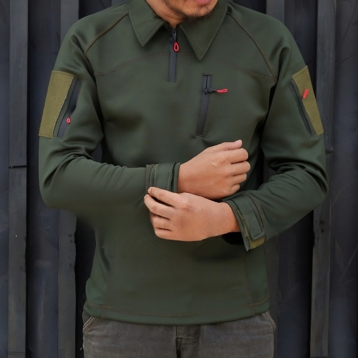TACTICAL BDU TANGAN PANJANG BAHAN FULL SPANDEX SCUBA /TSHIRT TACTICAL BDU ORIGINAL