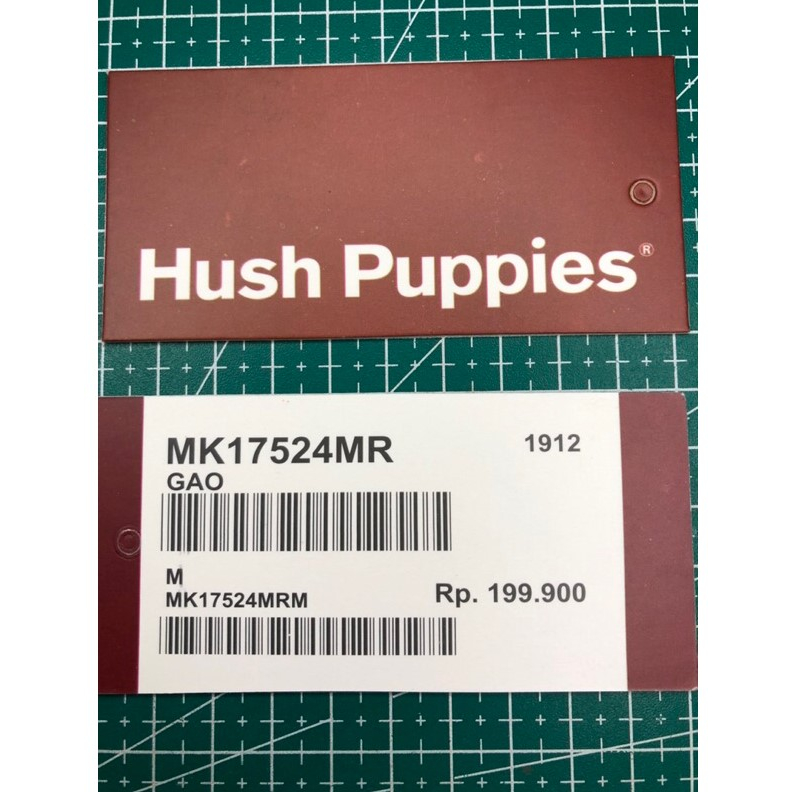 

Hangtag label hush puppies label tag hush puppies name tag hush puppies price tag hush puppies - 600 pcs