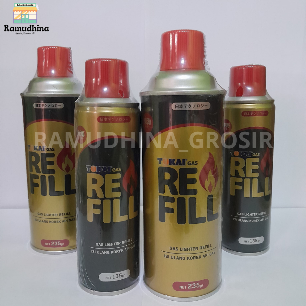Gas Refill/Gas Isi Ulang Korek Api Gas TOKAI