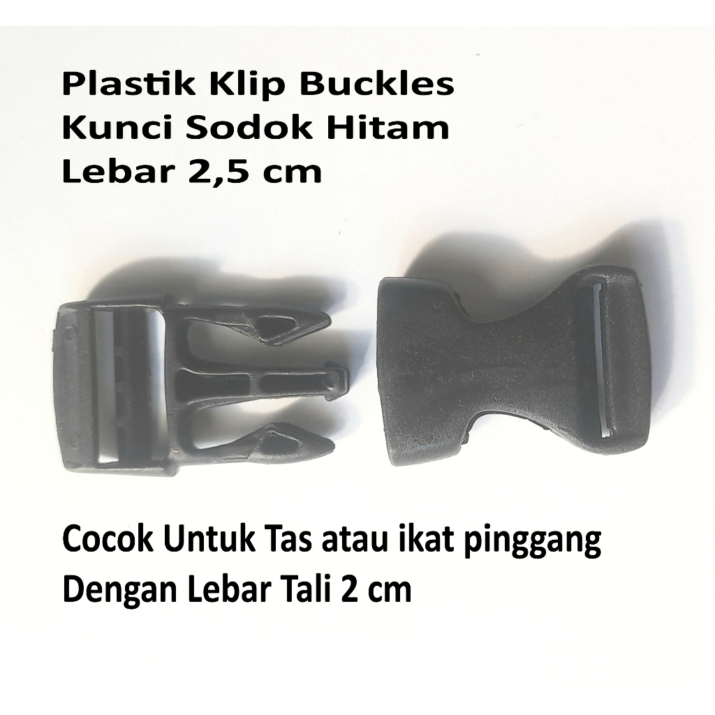 Klip Pengait Tas Ikat Pinggang Plastik Buckles