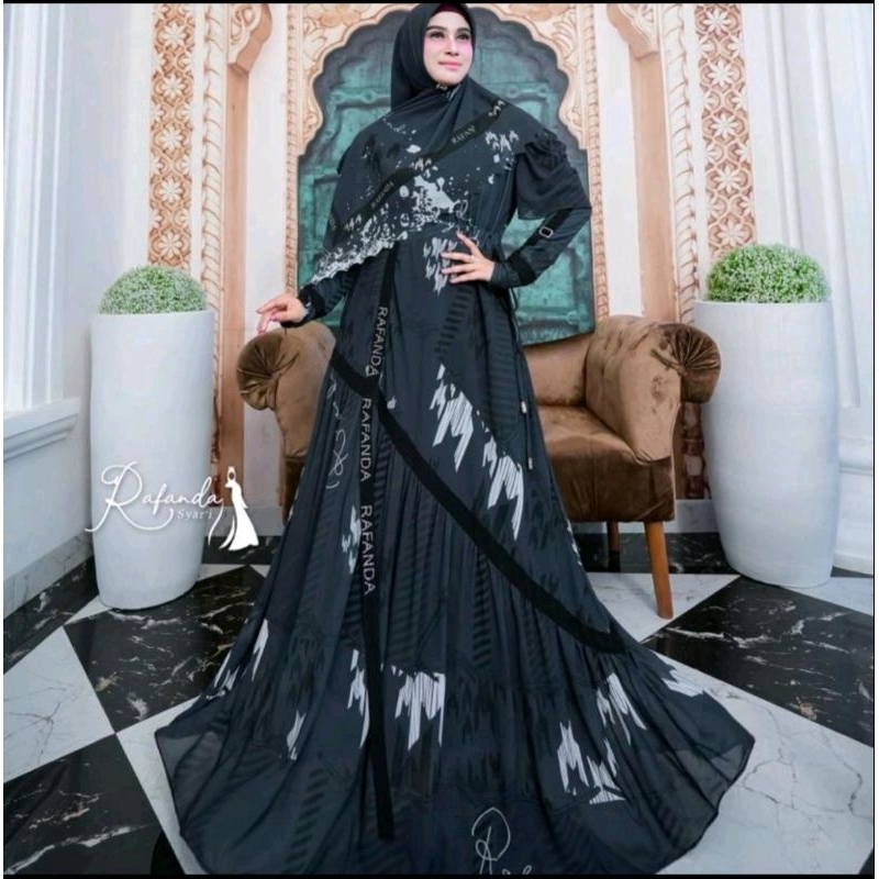 Dress Printing Rafanda Set Voal