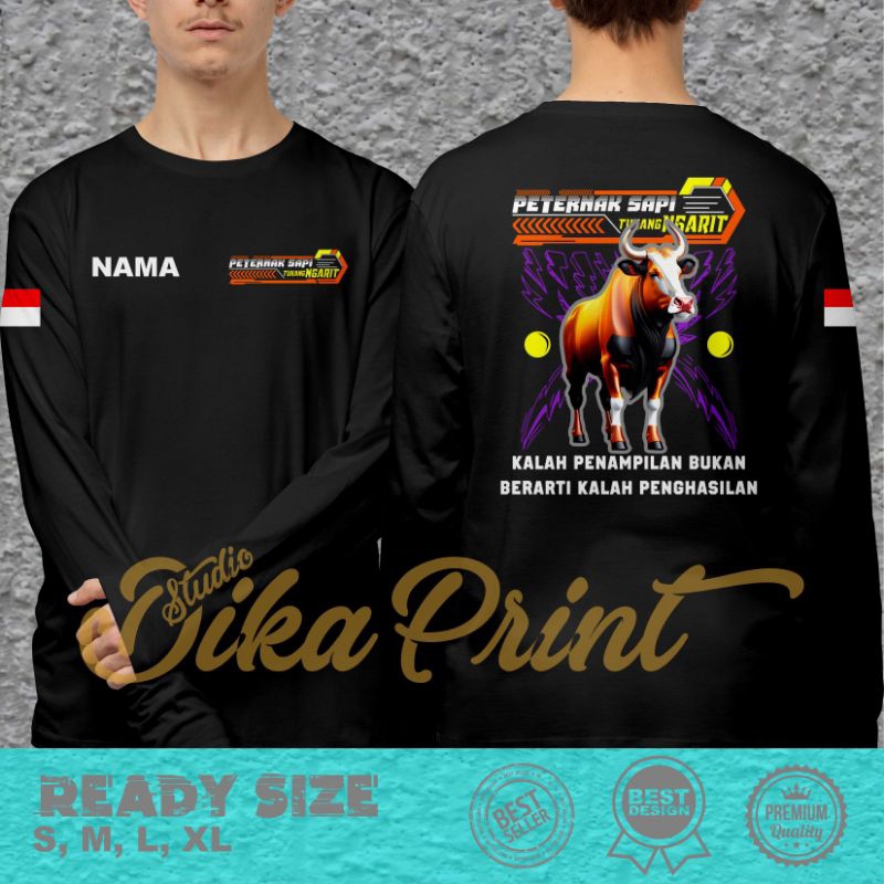 Kaos Peternak Sapi edisi Tukang Ngarit